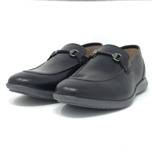 Thomas & Vine Burns Black Leather Bit Loafer 9M